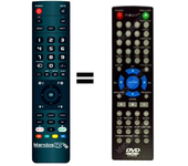 Mandos.tv NVR-2308 para NEVIR mando a distancia programado