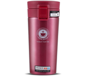 Vaso Termico de Acero inoxidable, Café Termo Taza Termica Viaje para Llevar Sin Bpa(Negro)