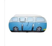 Volkswagen Furgoneta Hippie Bus T1 Van Tienda de campaña Pop up para niños (Azul & Blanco)