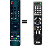 Mando a distancia programado para TV modelo KDL-46T3500LCD de SONY
