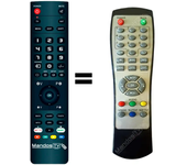 Mandos.tv DTB-P460 para SUNSTECH mando a distancia programado