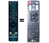 Mandos.tv CK43 para LG mando a distancia programado