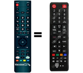 Mandos.tv GX-TR530SK/ZR para SAMSUNG mando a distancia programado