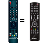 Mandos.tv 201T1SB/00 para PHILIPS mando a distancia programado