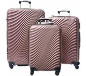 Maletas de Viaje Rígidas ABS,Maleta Trolley Cabina Ligero Duradero con 4 Ruedas Dobles Giratorias y Cierre TSA (S M L )