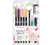 Lettering Set Rotuladores Floral Tombow