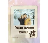 PORTAFOTOS CON IMAN PARA LA NEVERA PERSONALIZADO CON FRASE