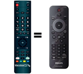 Mandos.tv DVP3560/12 para PHILIPS mando a distancia programado