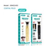 Cortadora de pelo eléctrica NO1403 para hombre, afeitadora de peluquero recargable por USB, recortadora de barba profesional
