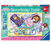 La Casa de Muñecas de Gabby Puzzles 2x12 Piezas 5709 2 RAVENSBURGER