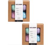 DUPLO IDC INSTITUTE BATH BOMBS PURE ENERGY BOX MULTI COLOR PACKS BOMBAS DE BAÑO 2 ENVASES DE 4 BOMBAS X 70 g R 99508