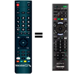 Mando a distancia programado para TV modelo KDL-65X830 de SONY
