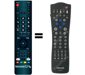 Mandos.tv SBC-RP520 para PHILIPS mando a distancia programado
