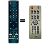 Mandos.tv JAX-N3 para AIWA mando a distancia programado
