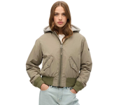 Superdry Chaqueta Bomber Hooded Ma1 Verde
