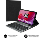 Subblim keytab pro bt funda exclusiva + teclado para tablet lenovo tab m11 - teclado compacto bluetooth - cierre magnetico - conecta hasta 3 dispositivos - color negro