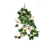 1PCS Hanging Artificial Fake Hanging Silk Flowers Vines Plants Garden Decor Indoor Outdoor Wedding Party Wall Balcony Decor