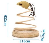 Juguete Rascador para Gatos con Diseño Ergonómico Perfecto para el Entretenimiento y Cuidado de tus Mascotas