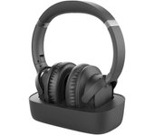 DOKI Auriculares Inalámbricos para Televisión con Estación de Carga y Transmisor, Cómodos y Fáciles de Usar para Personas Mayores, 35 Horas de Reproducción, Compatibles con Todos los TV