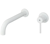 GME Sirio Grifo monomando empotrable para lavabo fabricado en latón con un acabado en color blanco 3190BL