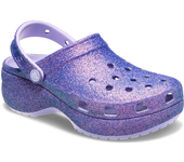 Crocs Zuecos Platform Irid Glitter Lila