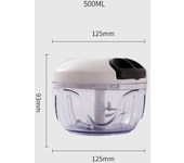 Manual multición, picadora de Ajo, cortador de verduras, trituradora de Ajo, utensilios de cocina, 500/900ML