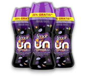 PACK de 3 -  LENOR UNstoppables Perlas de Perfume para la Ropa,  (3 x 270g), Suavizante con Fragancia Violeta Fresca, Potenciador de Frescor