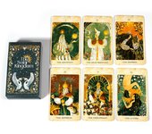 Solar Kingdom Tarot Magical Journey Cosmic Insight Divination Cards By Kazakhstan Creator Unique Indie Tarot 10.3x6 Cm