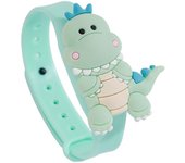 Pulseras repelentes de mosquitos para niños, brazaletes antimosquitos de silicona de dibujos animados, banda antimosquitos para exteriores de verano