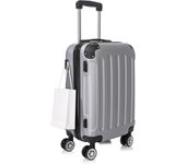 Equipaje de Cabina ABS 55x40x20cm 40L  20 Pulgadas  Ruedas Giratorias 360° y 2 Ganchos Laterales