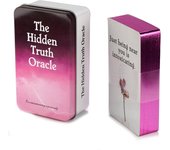 The Hidden Truth Oracle Cards In A Tin Metal Box Tarot Deck with Keywords Divination Cards