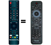 Mandos.tv HTS3164/12 para PHILIPS mando a distancia programado