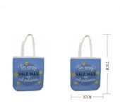 Bolso de hombro de compra con estampada de los dubujos doble cara . de tela loneta.estampada dibujos personalizada.gran capacidad