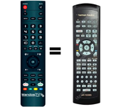 Mandos.tv AVR-7000RDS para HARMAN-KARDON mando a distancia programado