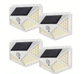 1/4/5Pcs 100/74 LED Wall Lights Outdoor Solar Lamp PIR Motion Sensor Solar Powered Sunlight Street Light for Garden Decoration