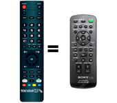 Mandos.tv RM-ANU032 para SONY mando a distancia programado