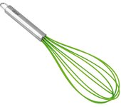 STARLEY-LifeStyle Batidor varillas silicona extra fuertes 30 cm,Batidor De Huevos Manual De Acero Inoxidable, Mazclador De Crema