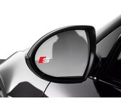 Pixel Kit Adhesivo Compatible con Audi S Line Espejos 2 Piezas Coche Pegatinas Sticker Vehiculo Pegatina