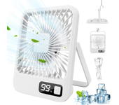 Mini Ventilador Silencioso Para Oficina, Hogar, USB, 3000mAh, 5 Velocidades