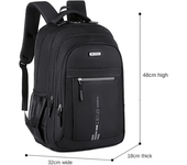 Mochila escolar Oxford impermeable, bolsa de ordenador de negocios, mochila de viaje informal, bolsa escolar para estudiantes de secundaria