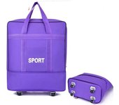 Rilistart-bolsa de carga aérea Oxford, bolsa de equipaje móvil plegable, mochila de gran capacidad con polea