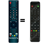 Mandos.tv HD60 para MUTNT mando a distancia programado