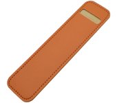 Pen Pouch for Ballpoint & Fountain Pens Soft PU Leather Pencil Case Conveniently Carrying and Safeguarding Travel Supplies