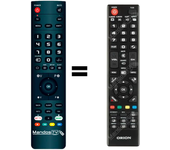 Mandos.tv CLB24B370S para ORION mando a distancia programado
