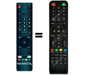 Mandos.tv 50LUA120S para MANTA mando a distancia programado