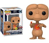 Funko E.T. ET Extraterrestre Extraterrestrial   Exclusivo 1258 Pop Vinyl corazón Glowing heart GITD