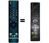 Mando a distancia programado para TV modelo RC103B de MAGNA
