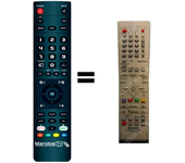 Mando a distancia programado para COMBI modelo DVHR350S  TV  de SHARP