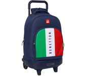 Safta Mochila Con Ruedas Compact Benetton Flag