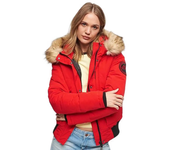 Superdry Chaqueta Puffer Everest Bomber Rojo